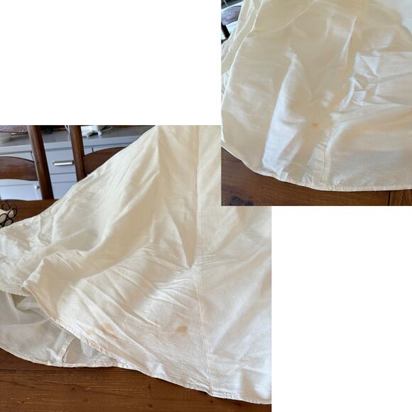 Vintage Jessica McClintock Wedding Dress Bridal Renaissance Princess Peplum LARP - Picture 11 of 12